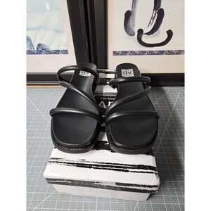 DV By Dolce‎ Vita Womens Cortez Black Strappy Sandals 7.5 Medium (B,M)